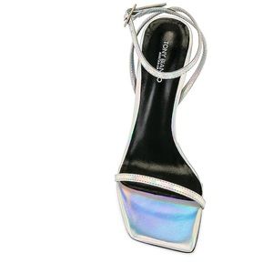 Tony Bianco Banji Sandal in Silver Illumine